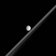 Preview of Saturnian Moon and Rings