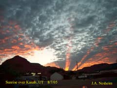 Preview of Crepuscular Rays Over Utah