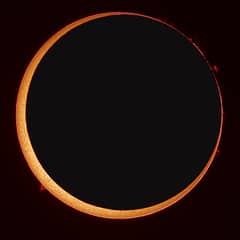 Preview of Annular Solar Eclipse at High Resolution