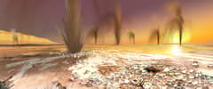 Preview of Sandy Gas Jets Hypothesized on Mars