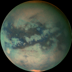 Preview of Rotating Titan in Infrared Light