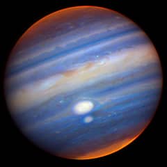 Preview of Jupiter's Two Largest Storms Nearly Collide