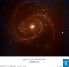 Preview of A Nearby Supernova in Spiral Galaxy M100