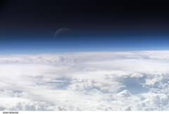 Preview of A Blue Crescent Moon from Space