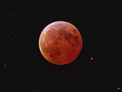 Preview of Eclipsed Moon and Stars