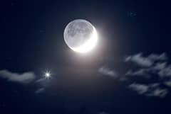 Preview of Venus Near the Moon