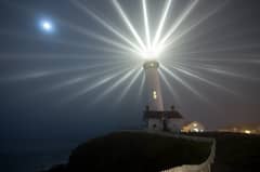 Preview of Moon Over Pigeon Point Lighthouse
