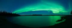 Preview of Aurora, Stars, Meteor, Lake, Alaska