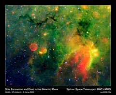 Preview of A Galactic Star Forming Region in Infrared
