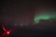Preview of Quadrantid Meteors and Aurora from the Air