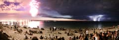Preview of Comet Between Fireworks and Lightning