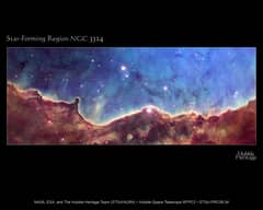 Preview of Dust Mountains in the Carina Nebula