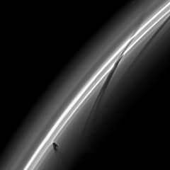 Preview of Prometheus Creating Saturn Ring Streamers