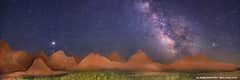 Preview of The Milky Way Over the Badlands