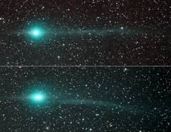 Preview of Comet Lulin Tails