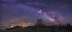 Preview of The Milky Way Over Devils Tower