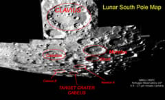 Preview of Target Crater Cabeus