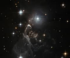 Preview of IRAS 05437+2502: An Enigmatic Star Cloud from Hubble