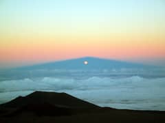 Preview of Moonrise Through Mauna Kea's Shadow