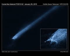 Preview of P/2010 A2: Unusual Asteroid Tail Implies Powerful Collision