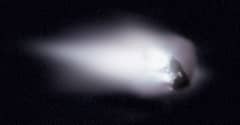 Preview of Comet Halley's Nucleus: An Orbiting Iceberg