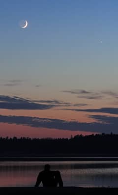 Preview of Calm, Crescent Moon, and Venus