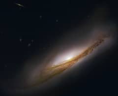 Preview of Spiral Galaxy NGC 3190 Almost Sideways