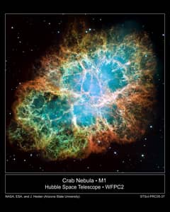 Preview of M1: The Crab Nebula from Hubble