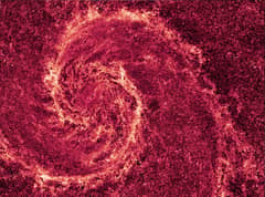 Preview of The Whirlpool Galaxy in Infrared Dust