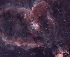 Preview of IC 1805: The Heart Nebula in HDR
