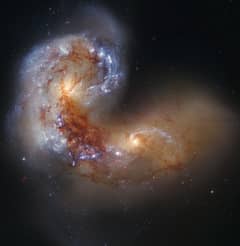 Preview of Spiral Galaxy NGC 4038 in Collision