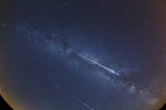 Preview of Perseid Meteors and the Milky Way