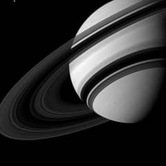 Preview of Saturn's Rings from the Dark Side
