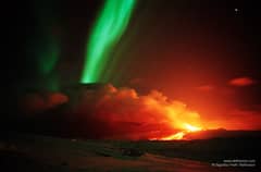 Preview of Volcano and Aurora in Iceland