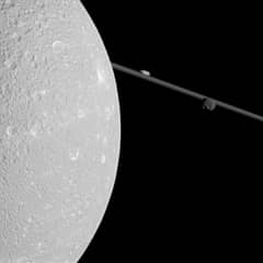 Preview of A Close Pass of Saturn's Moon Dione