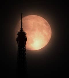 Preview of Supermoon Over Paris