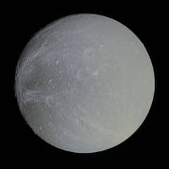 Preview of Saturn's Moon Dione in Slight Color