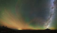Preview of Airglow, Gegenschein, and Milky Way