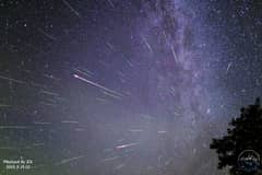 Preview of Perseid Meteors Over China