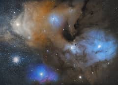 Preview of The Colorful Clouds of Rho Ophiuchi