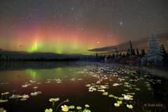 Preview of Reflected Aurora Over Alaska