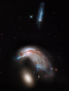 Preview of The Porpoise Galaxy from Hubble