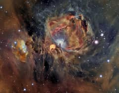 Preview of Orion Nebula in Oxygen, Hydrogen, and Sulfur