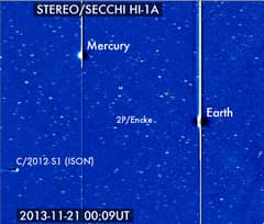 Preview of Comet ISON from STEREO