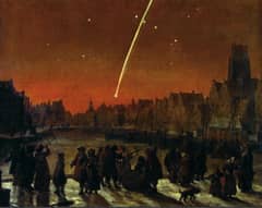 Preview of The Great Comet of 1680 Over Rotterdam