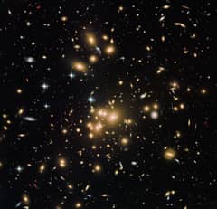 Preview of Galaxy Cluster Abell 1689 Deflects Light