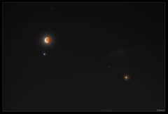 Preview of Spica, Mars, and Eclipsed Moon