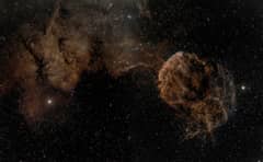 Preview of Sharpless 249 and the Jellyfish Nebula