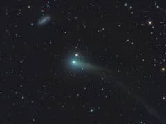 Preview of Comet PanSTARRS with Galaxy