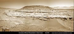 Preview of Curiosity Inspects Mt. Remarkable on Mars